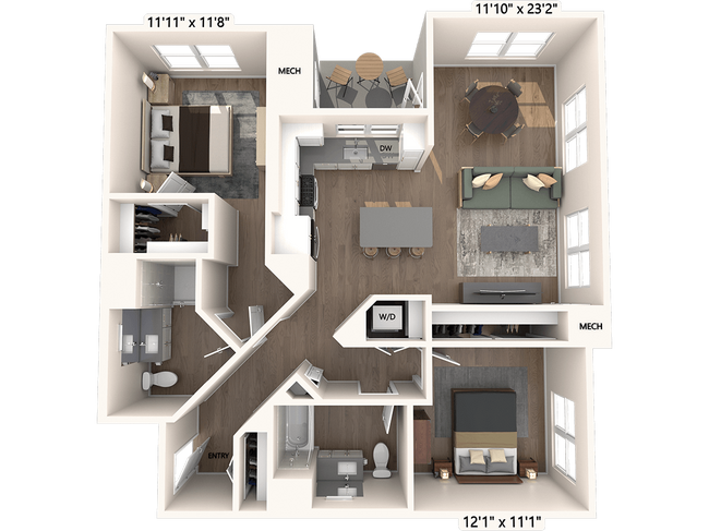 Floorplan - Avalon W Squared
