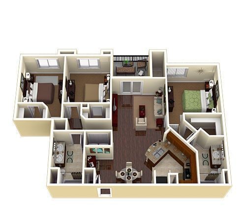 Floorplan - Triana Apartments