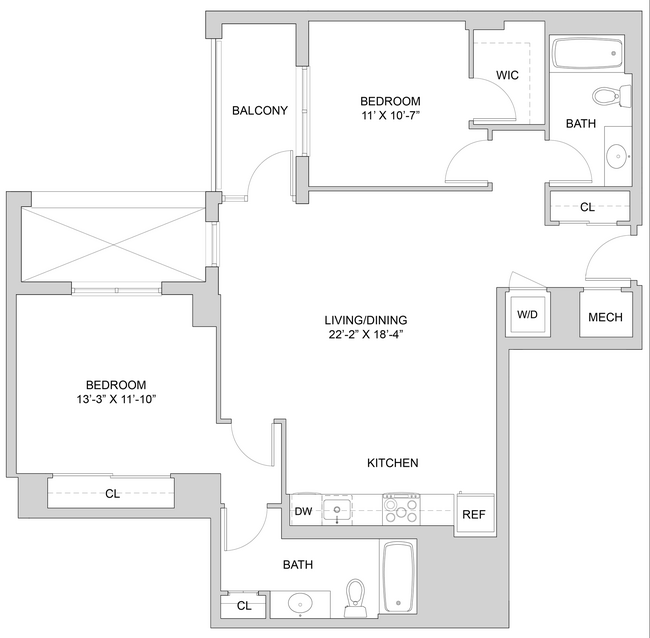 Floorplan - The Modern at Art Place