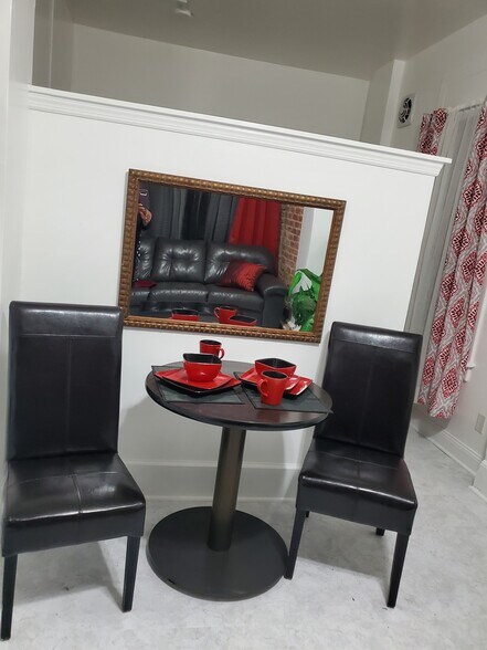 Dining area table/seating for two - 11 S 2nd St