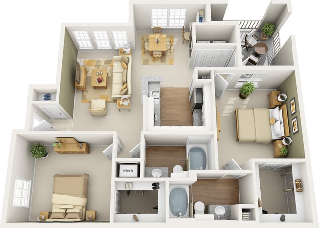 Floorplan - Churchill on the Park
