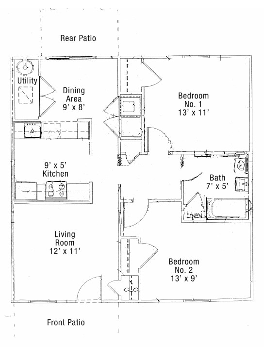 2BR/1BA - Forest Creek SR