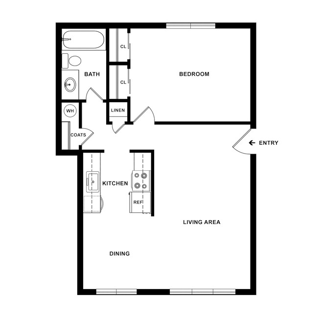 Floorplan - Arbor Place Apartments