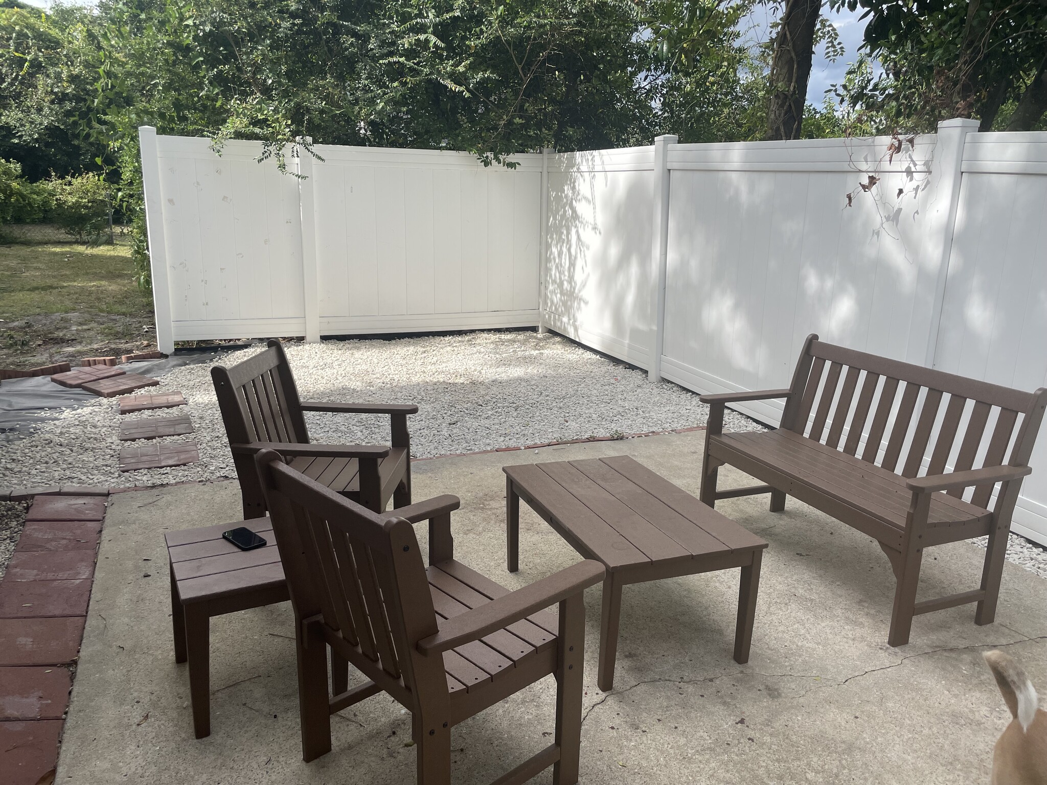 Back Patio/ Fenced in yard - 327 Bordeaux Ave