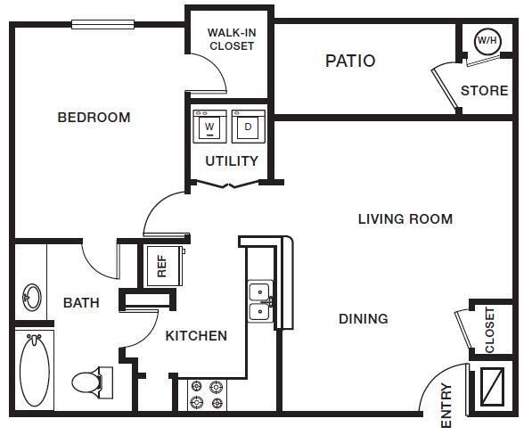 Floorplan - Prairie Ranch Apartment Homes