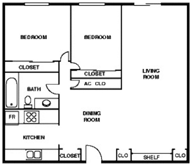 2BR/1BA - Barrington Park Apartments