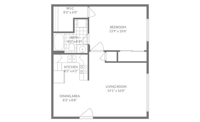 Floorplan - Auburn Park Apartments