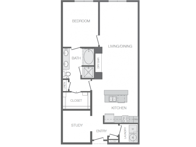 Floorplan - Hanover Rice Village