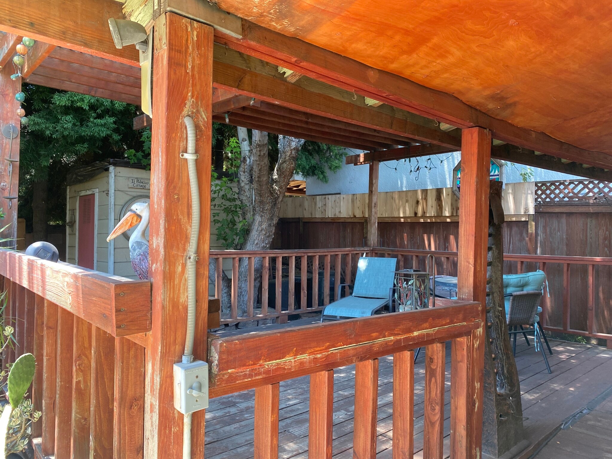Deck Behind Cottage Studio - 1845 Junipero Ave