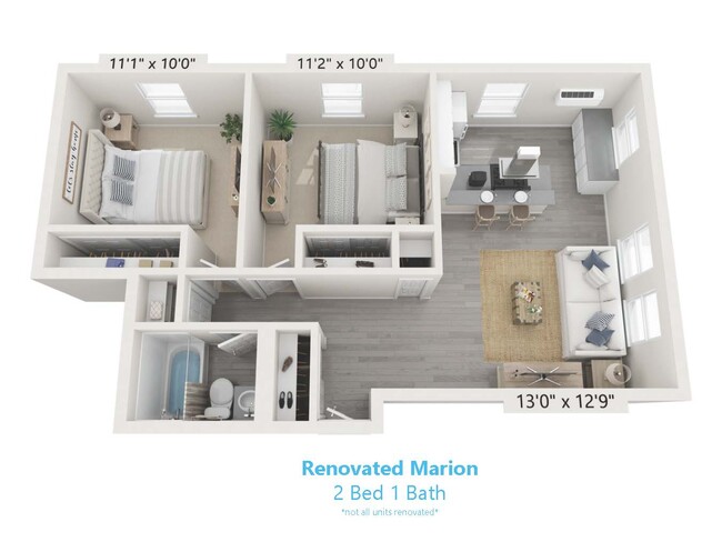 Floorplan - Brix on Belleview Apartments