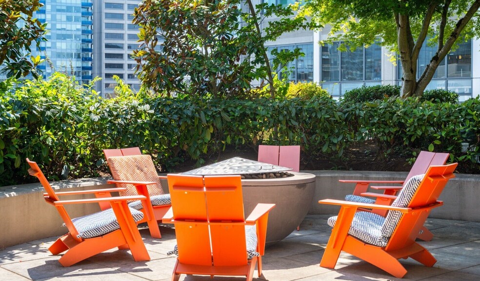 Fire Pit on Rooftop - 819 Virginia St