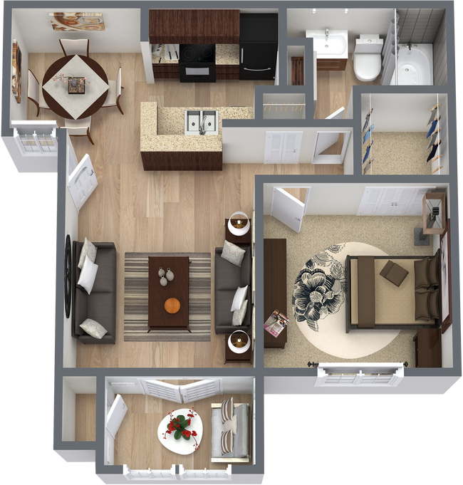 A2_1BD1BA_SUNROOM.png - 4060 Preferred Place