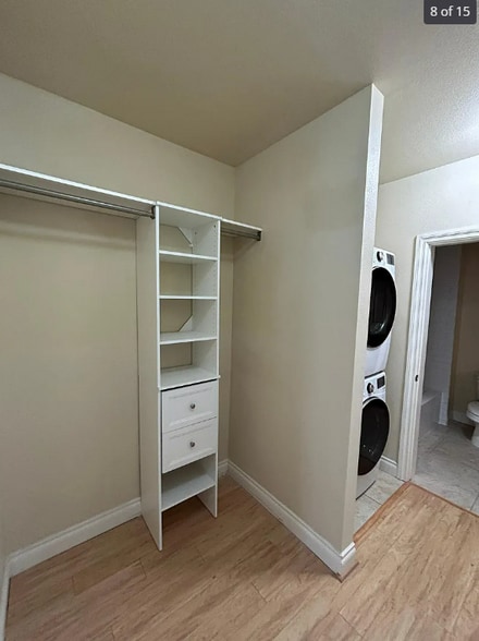 Walk in closet and washer drier room (off of bedroom1). Washer and dryer are only a couple years old - 1700 N Emerson St