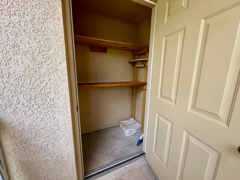 Lanai storage - 9055 Colby Dr