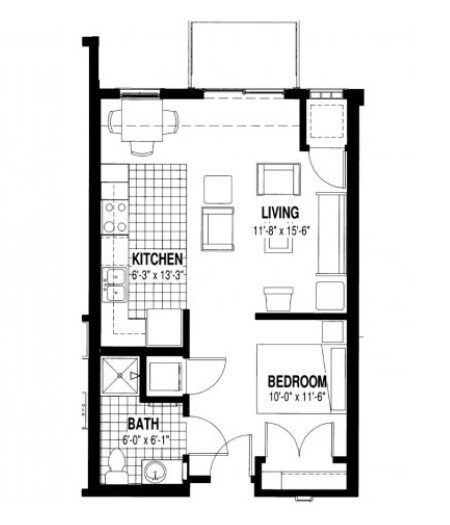 Studio - Oak Grove Senior Residence