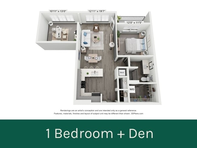 Floorplan - North End Apartments