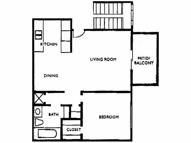 One Bedroom - Hudson Pointe