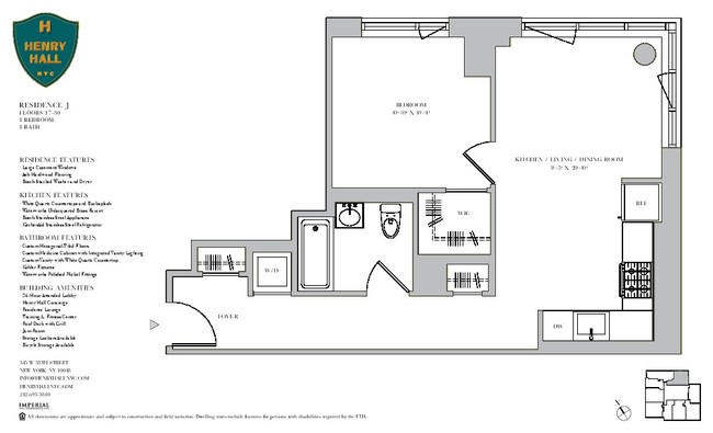 Floorplan - Henry Hall