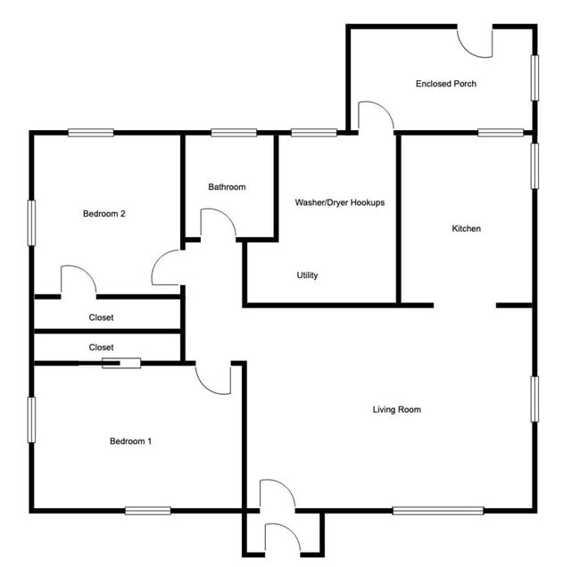 Building Photo - Cute 2 Bedroom 1 Bath House!