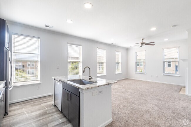 2BR, 2BA - 1,055SF - Camden Monument Place