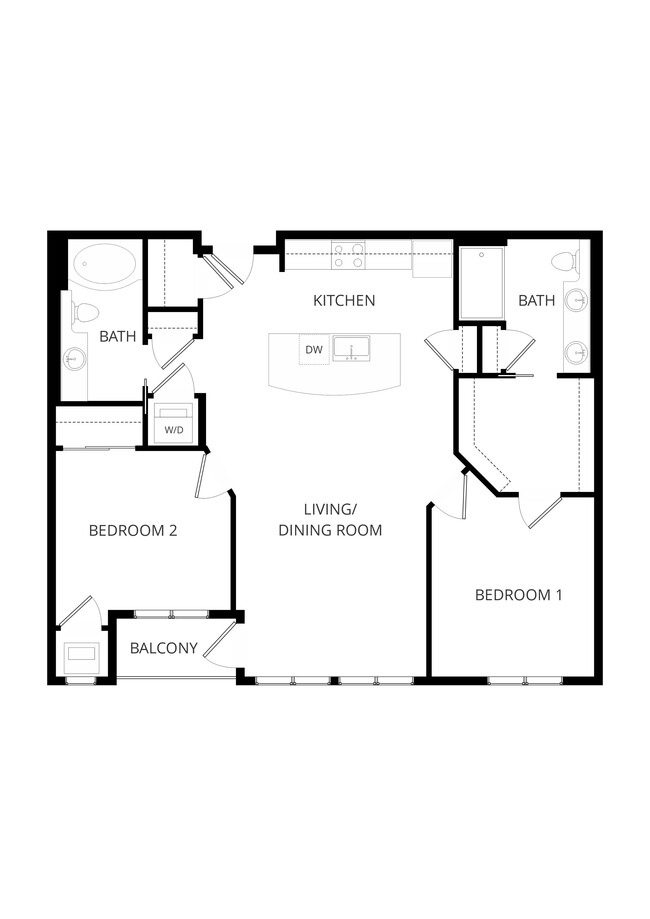 Floorplan - Gatsby Apartments