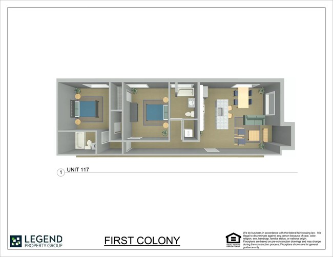 Floorplan - First Colony Flats