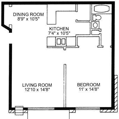 Floorplan - Fawn Ridge Apartments