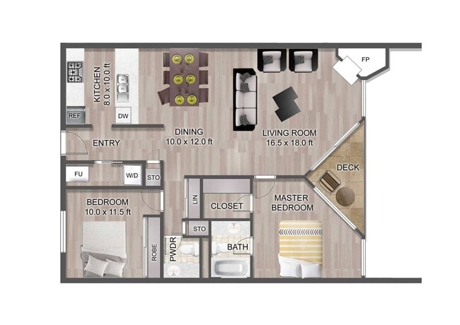 Floorplan - Lake Tower
