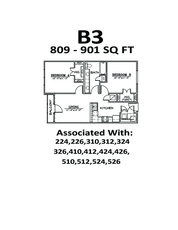 Floorplan - Regents West at 26th