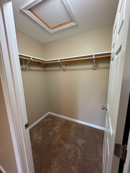 Bedroom 1 walk in closet. - 1343 Easy St