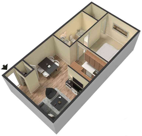 Floorplan - Gulf Vista Apartments