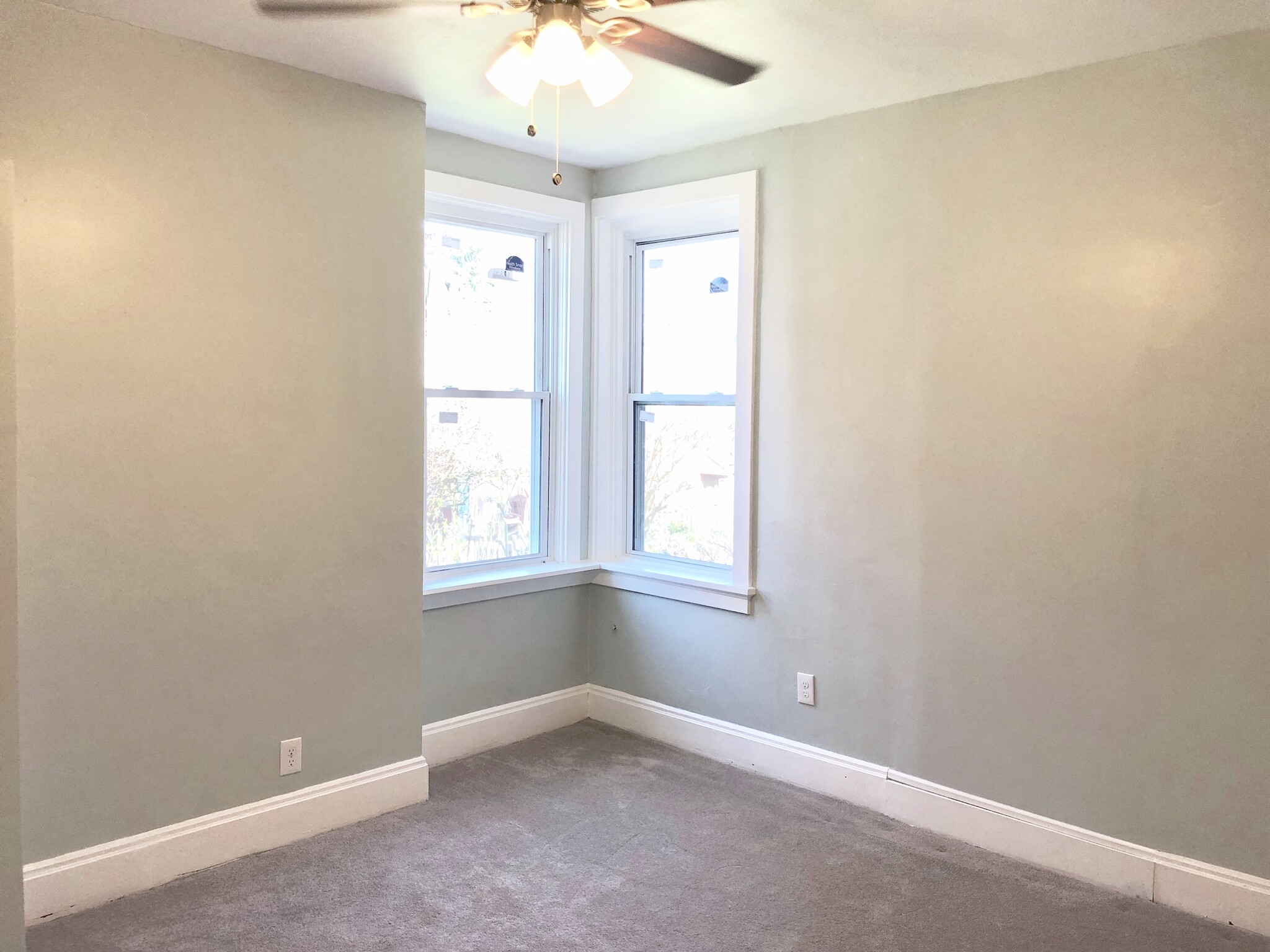 Master bedroom with 2 windows for natural lighting. - 307 Fisk St