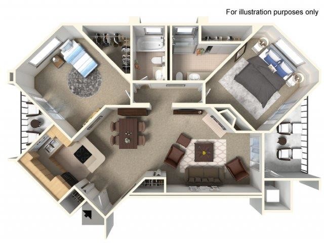 Floorplan - Boulders on the River