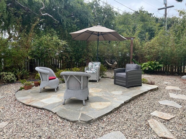 Patio, landscaping outside of unit - 826 Hermes Ave