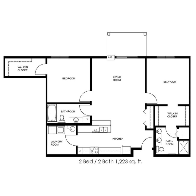 Floorplan - Gateway Apartments