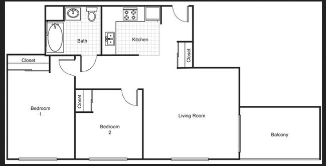 2BR/1BA - Casa Bonita Senior Apartments - 62 & Better