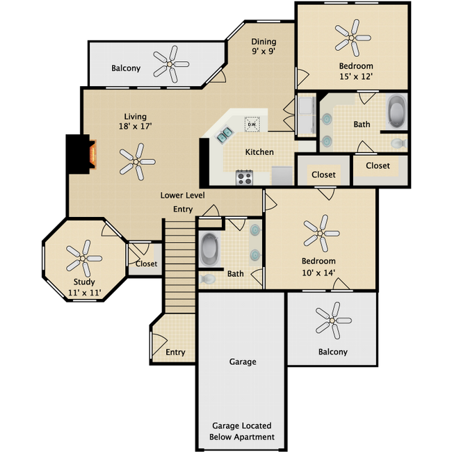 Floorplan - Legends at Legacy