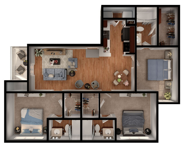 Floorplan - Park Hudson Place Apartments