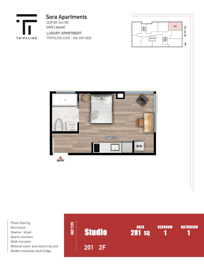 Floorplan - Sora Apartments