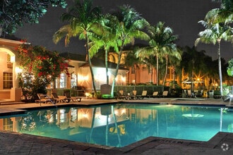 Nightime View of Pool - The Grove at Turtle Run