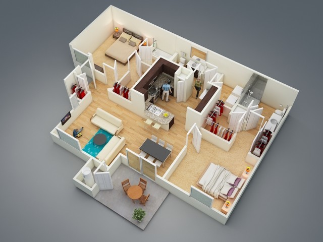 B2 Floor plan - Liv Avenida