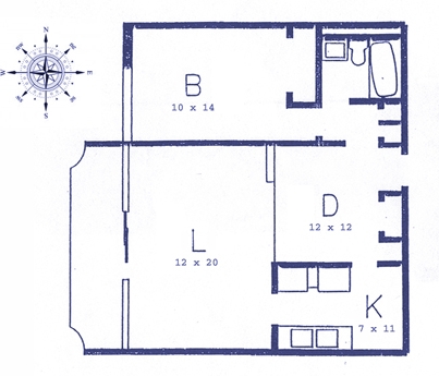 Floorplan - The Carlyle on the Lake