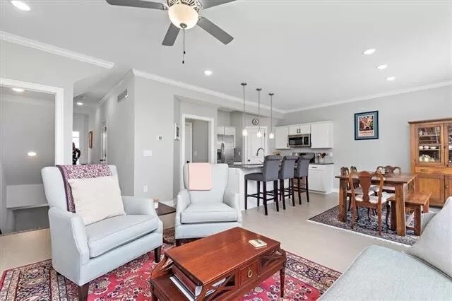 Kitchen dining and living - 7345 Griffey St