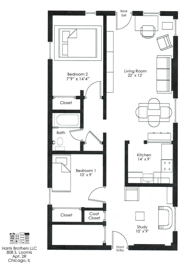 Floorplan - Harris Point Chicago