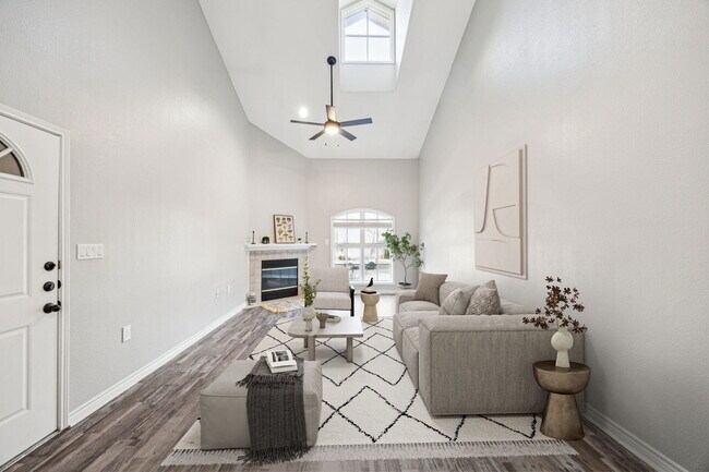 Furnished Livingroom - McFarlin Place Apartments