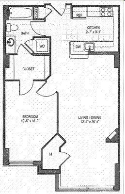1BR/1BA - Metro Rosslyn Apartments