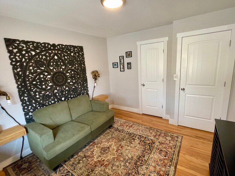Upstairs Unit - Private Living Room - 165 W Midway Blvd