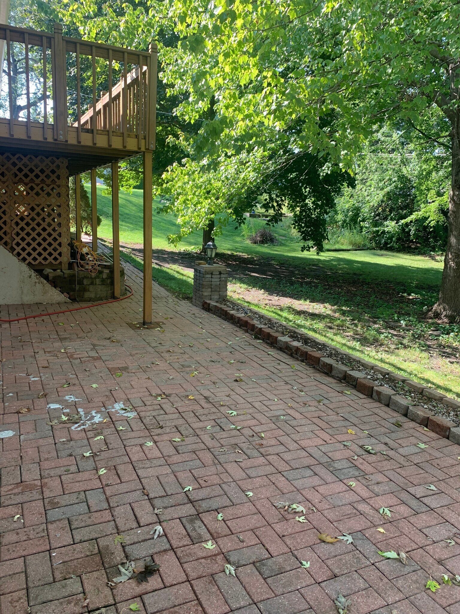 stone patio on lower level - 274 Hillcrest Ave