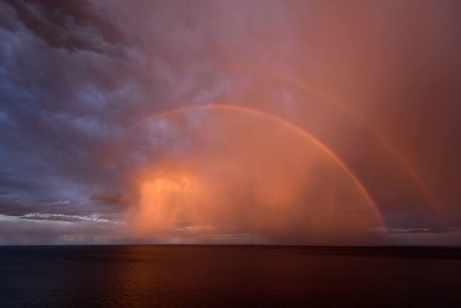 Incredible Double Rainbow Sunset (taken from the property) - 6012 Highway 61