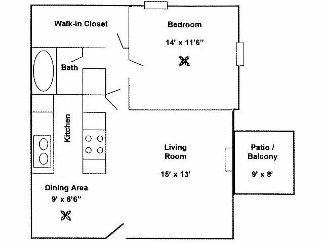 Floorplan - Planters Trace Apartment Homes